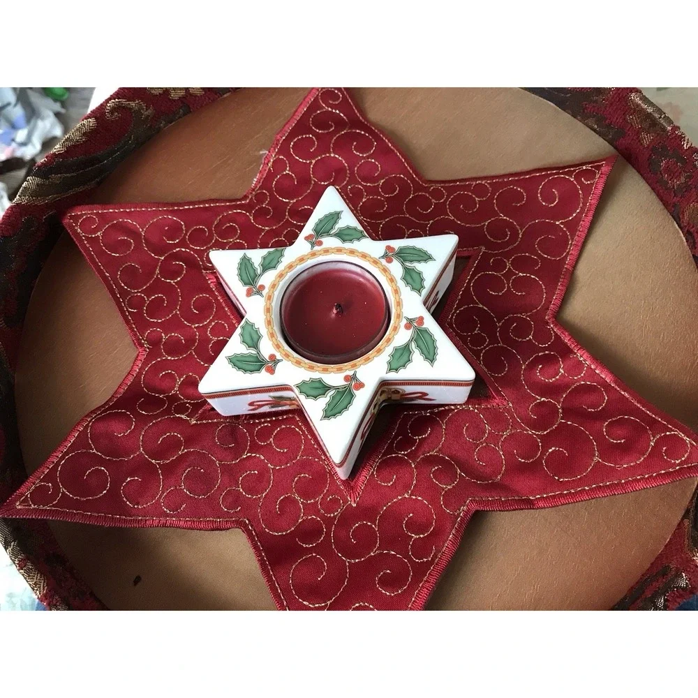 Sterntischlicht‎ Tea light Holder With Doilie